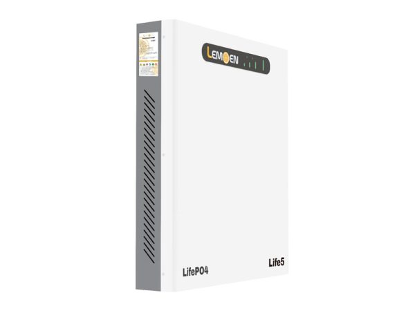 Lemoen LIFE5 LiFePO4 Battery 5.12KWH 51.2V 100Ah (Slim-Line Wall Mount) - Image 5