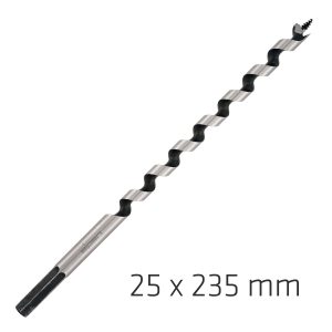 WOOD AUGER DRILL BIT 25 X 235MM
