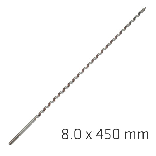 WOOD AUGER DRILL BIT 8 X 450MM