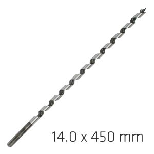 WOOD AUGER DRILL BIT 14 X 450MM