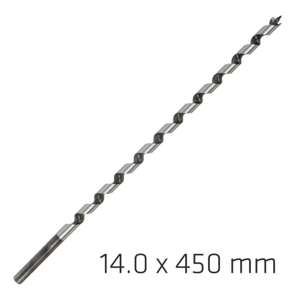 WOOD AUGER DRILL BIT 14 X 450MM