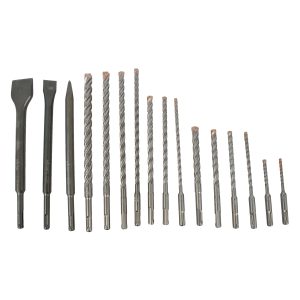 FORCE X SDS-PLUS KIT16 16 PCS. DRILLS 110MM 5-6 160MM 6-8-10-12 210M