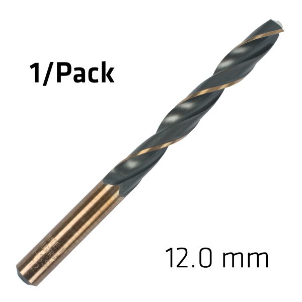 HSS SPRINT MASTER  12.0MM X1 SLEEVED DIN338 ALPEN DRILL BIT