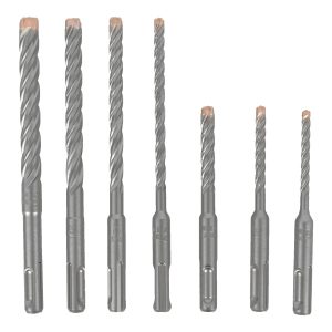FORCE X SDS-PLUS SET KM7 7 PCS. 5.0/ 6.0/ 8.0 MM X 110 AND 6.0/ 8.0/ 1