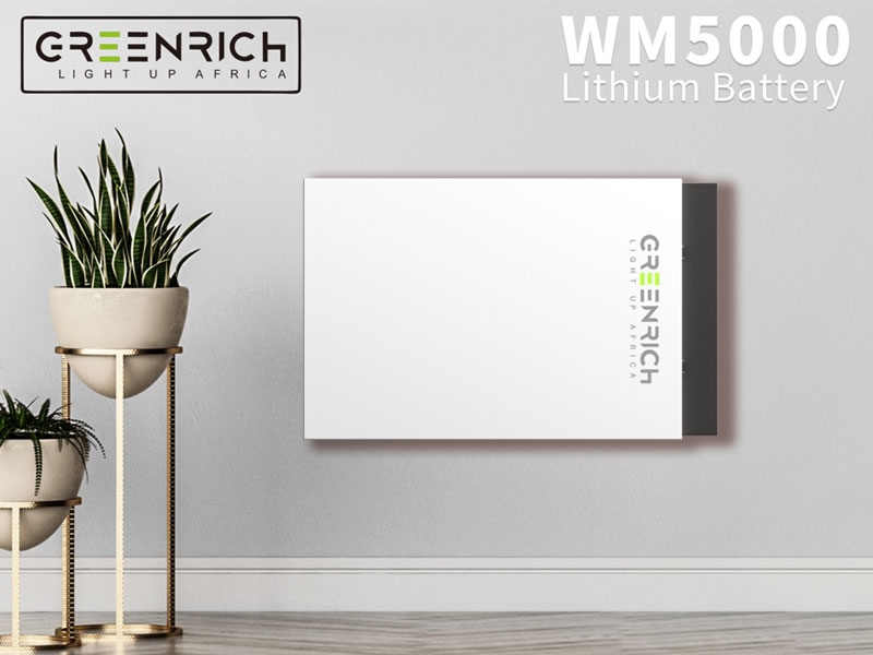Greenrich AW7500 4.95kWh Wall Mount Lithium Battery - Image 3