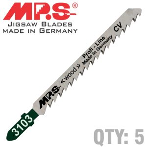 JIGSAW BLADE WOOD T-SHANK 6TPI T101D