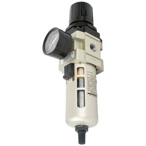 FILTER / REGULATOR 1/4' IN LINE WITH AUTO DRAIN