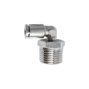 METAL PU FITTING ELBOW 6MM 1/2' M