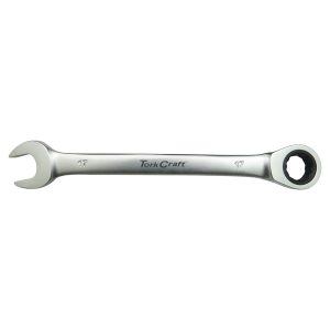 COMBINATION RATCHET WRENCH 17MM FIXED HEAD SPANNER