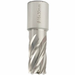 ANNULAR HOLE CUTTER HSS 16 X 30MM WELD SHANK 19.05MM