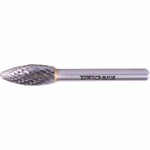 ROTARY BURR TUNGSTEN 10X25X6MM ROUND POINT
