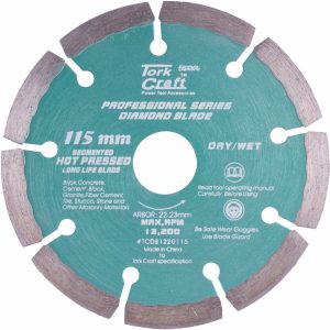 DIAMOND BLADE 115MM SEGMENTED HOT PRESSED CONTRACTOR