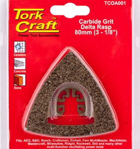 QUICK CHANGE CARBIDE GRIT DELTA RASP 80MM(3-1/8')