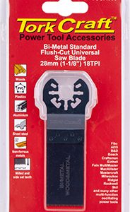 QUICK CHANGE FLUSH CUT METAL SAW BLADE 28MM(1-1/8')18TPI