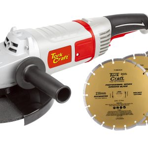 ANGLE GRINDER TCAG0230 C/W DIAMOND BLADE SEG TCDB20230-3P