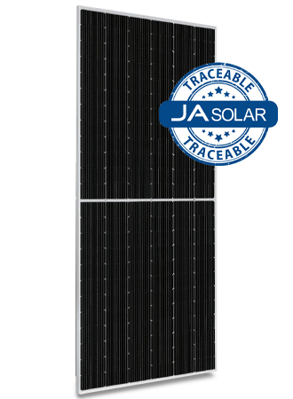 JA Solar 550W Mono MBB PERC LR Half-Cell All Black MC4