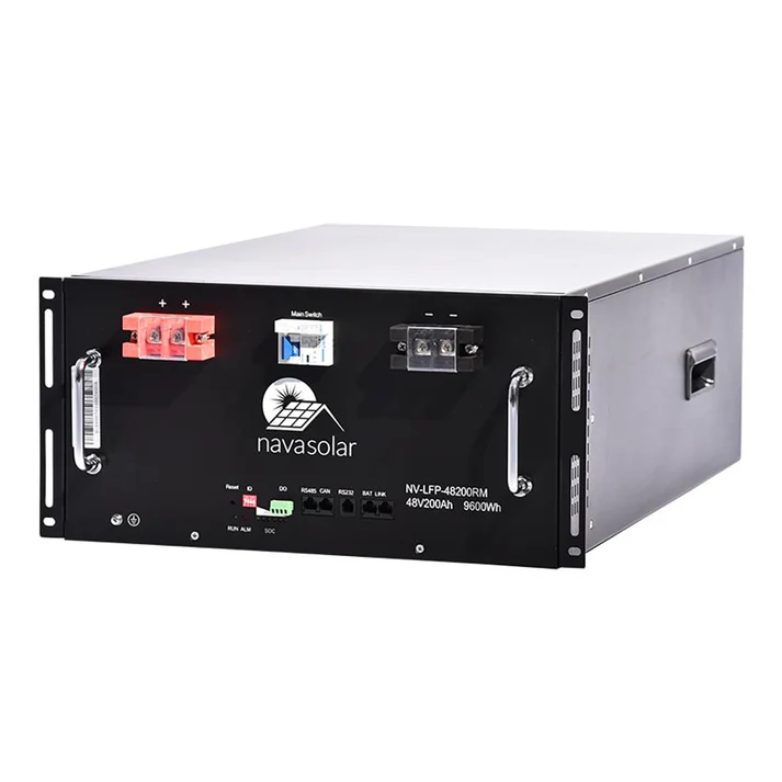 Navasolar 9.6kWh 48V 200Ah LiFePO4 RM Battery With BMS